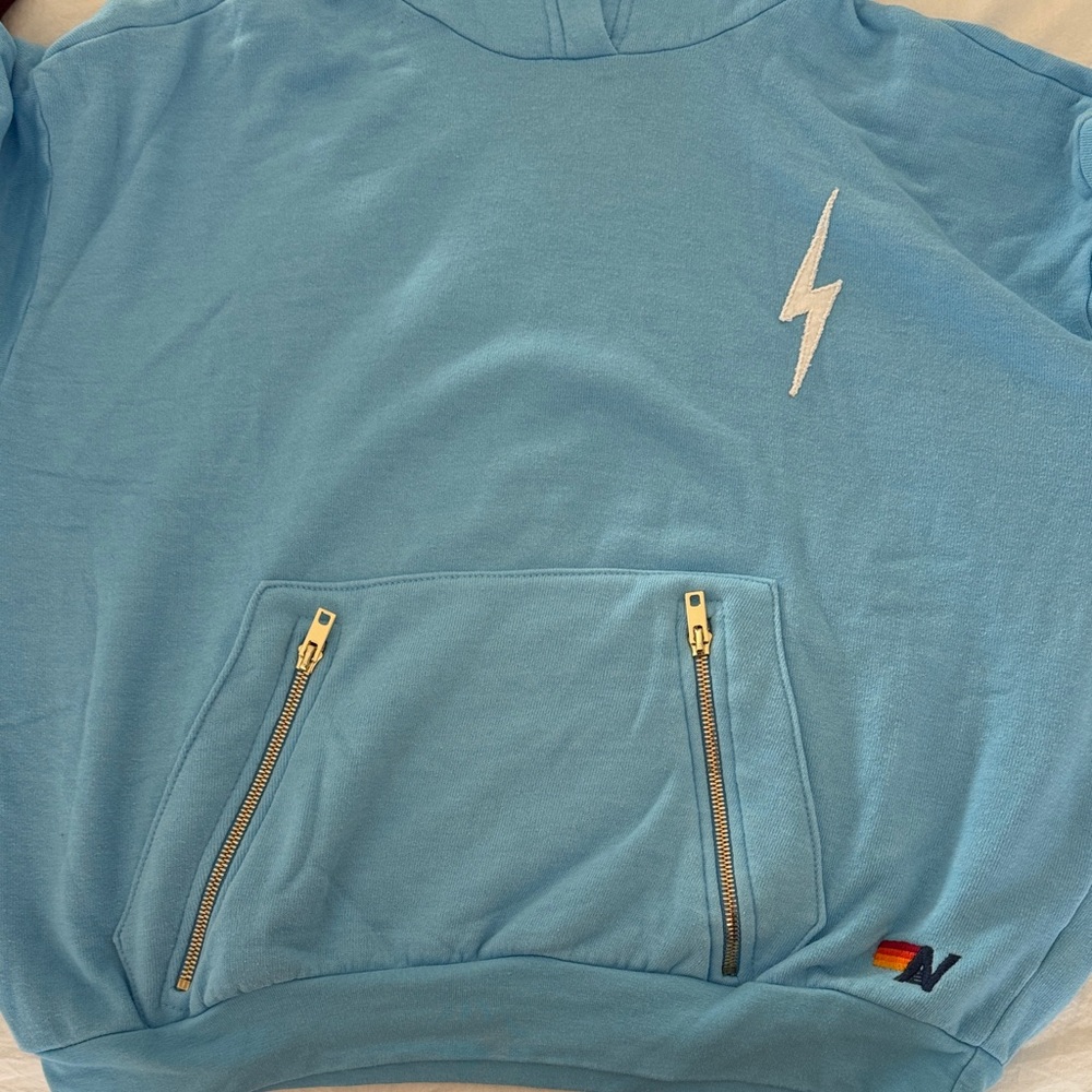 Aviator Nation zip pocket hoodie